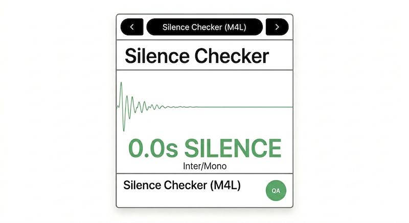 Silence Checker