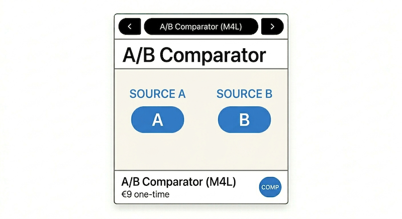 A/B Comparator