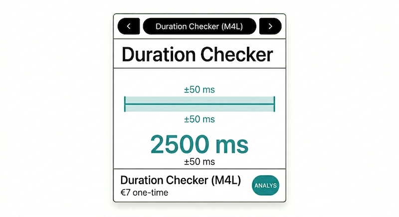 Duration Checker