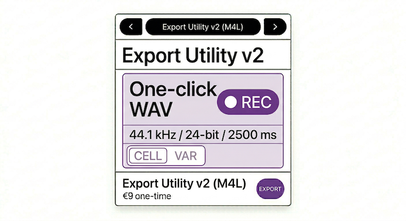 Export Utility v2