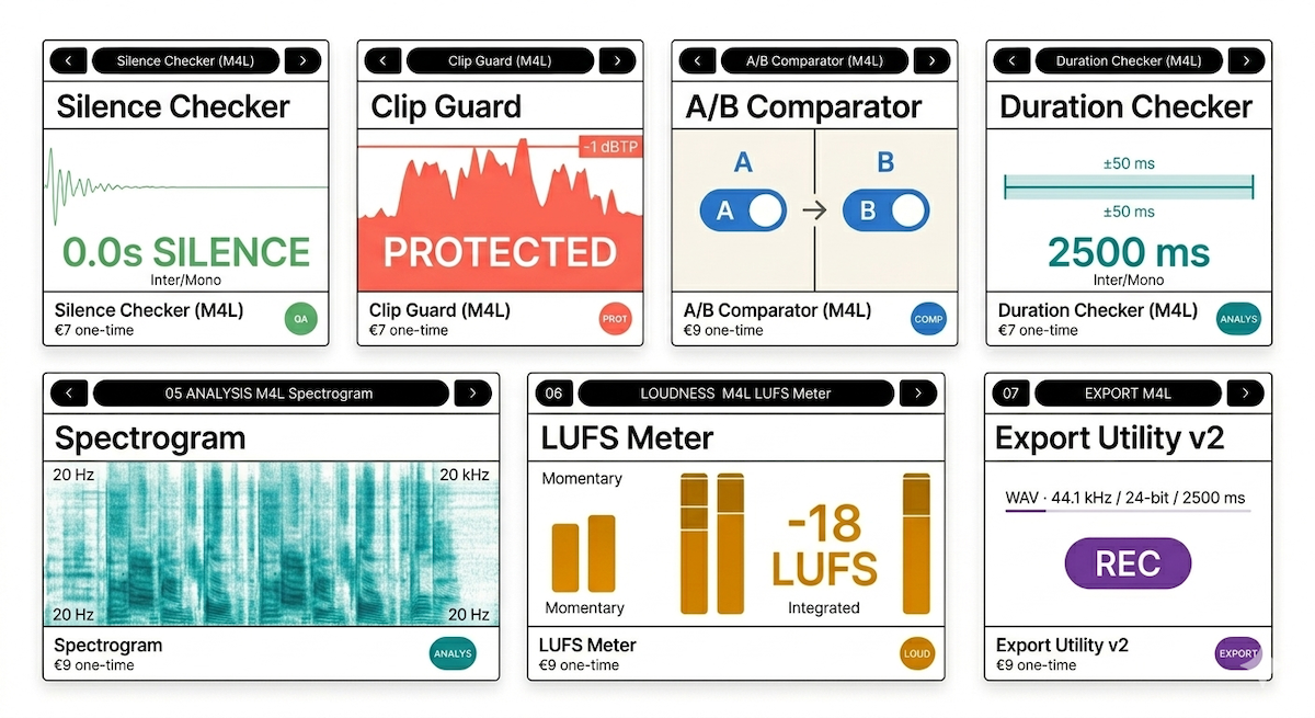 DoReMiFo QA Pack — all 7 plugins